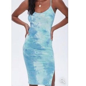 Tie dye long dress